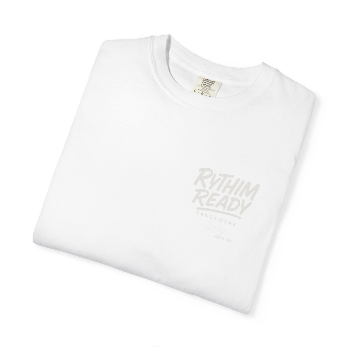 Built For Boys graphic T-shirt | Rhythm Ready chest logo, grunge back print